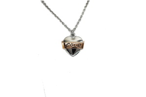 Love with heart necklace